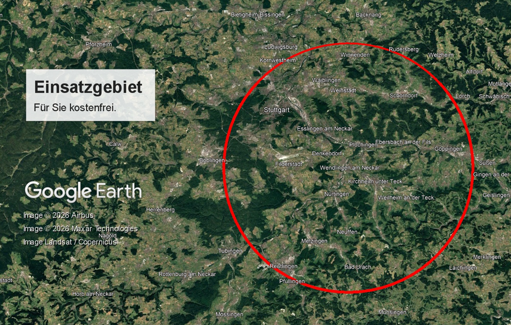 Einsatzgebiet Map